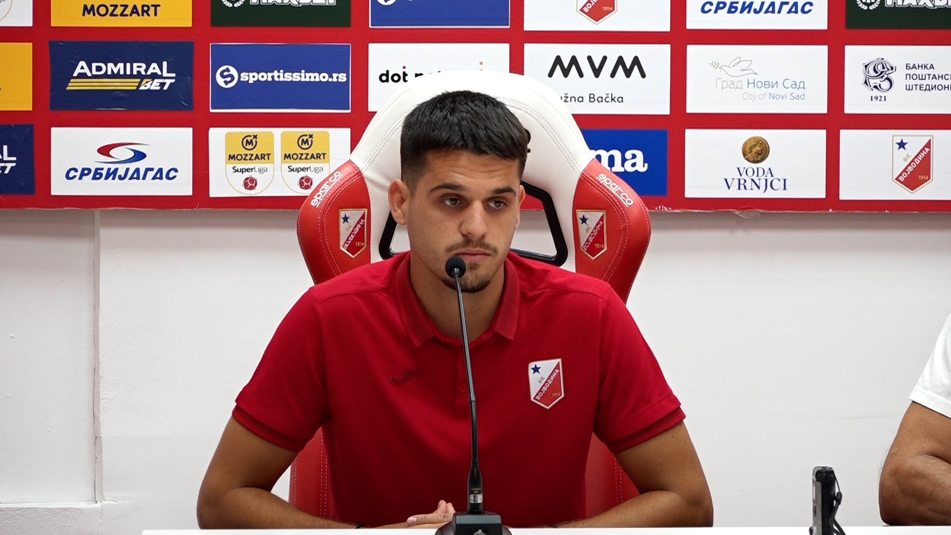 Novi Sad, Dejan Zukic kapiten FK Vojvodina, posle odsustva od dve godine, cini mi se da se sve u klubu diglo na visi nivo
